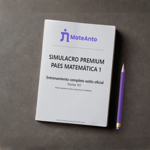Ensayo Premium PAES Matemática 1 - Forma 101