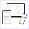 Mockup del Pack Premium PAES Matemática M2 de MateAnto que incluye 3 simulacros tipo PAES, libro de 100 ejercicios y guía rápida de fórmulas y contenidos clave.