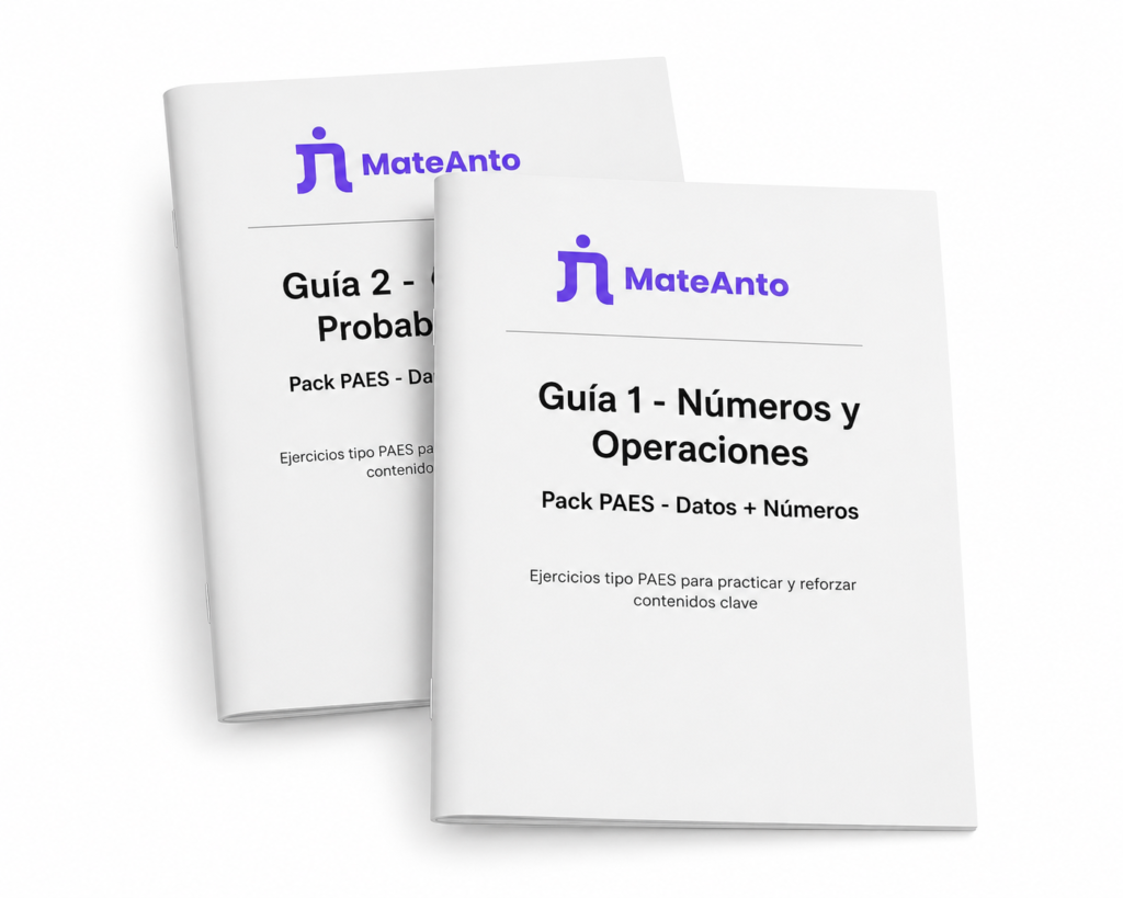 Pack PAES M1 – Datos y Números | MateAnto
