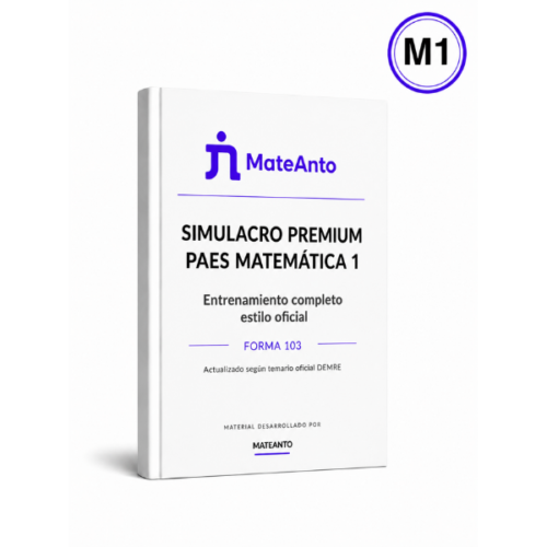 Ensayo Premium PAES Matemática 1 - Forma 103